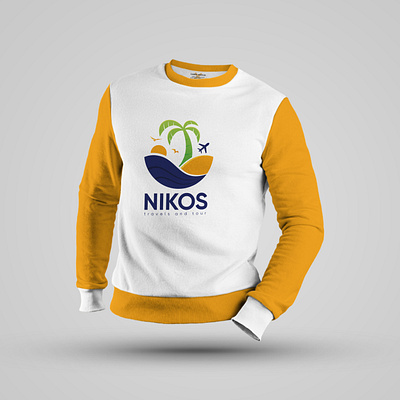 Nikos Yellow Shirt Design branding design minimal