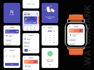 Bank - App concept #3 app bank challenge design mobile ui ux watch