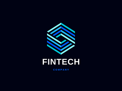 Fintech Company logo | Tech logo blockchain branding business logo design design enterprise fintech gradient icon identity it logo logo design marketing modern logo software startup symbol tech technology