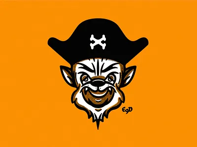 Hombre lobo lanchero animal characterdesign design drawing graphic design illustration punkrock retro stickers stylized texture vector wallpaper