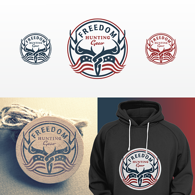 Freedom Hunting Gear 3d branding design graphic design icon illustration logo motion graphics ux vector