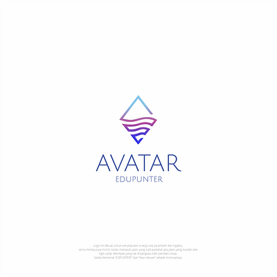 Avatar Edpunter design logo vector