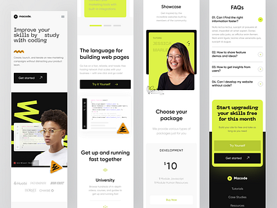 Macode Responsive Mobile Exploration clean code course courses ecourse education elearning faq flowbase header learning minimalist mobile programming responsive ui ux web web design website