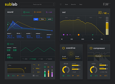 Sublab UI design pro product ui ux