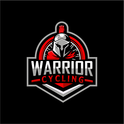 Warrior Cycling branding design graphic design icon illustration logo typography vector
