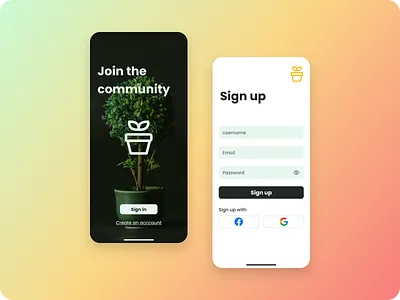 Daily UI - #001 - Sign up page dailyui design signup ui