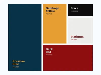 SVER-Website Color Palette agency brand color branding color colors company design system studio website