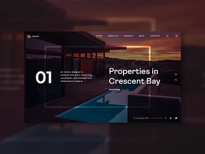 Web design for an architectural/interior design firm branding ui uidesign webdesign website websitedeveloper websiteui