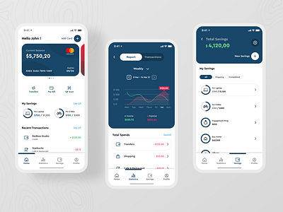 Fintech : Banking App app appdesign bankingapp branding design finance fintech graphic design icon illustration logo motion graphics typography ui uidesign ux uxdesign uxui vector