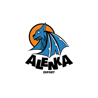 Alenka Esport Logo graphic design illustrator logo