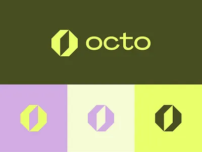 Octo b2b brand brand book brand guide brand identity branding colors geometric icon illustration logo modern saas tech