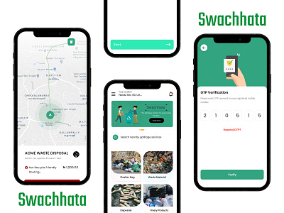 Swachhata 3d android app animation branding clean design clean ui cleaning design graphic design illustration logo motion graphics ui ux vector