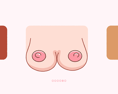 Boob Swipe animation bodies boobs breasts funny jiggle nipples women