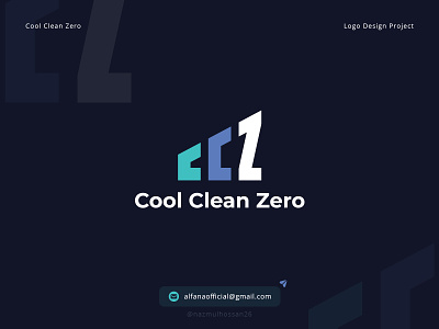 Cool Clean Zero - Daylight Managing Logo Design brand identity branding building ccz clean cool corporate daylight energy glazing logo logo design logo identity logotype modern logo print proection solution sunlight zero