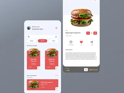 Burgir Apps app branding design graphic design typography ui ux vector