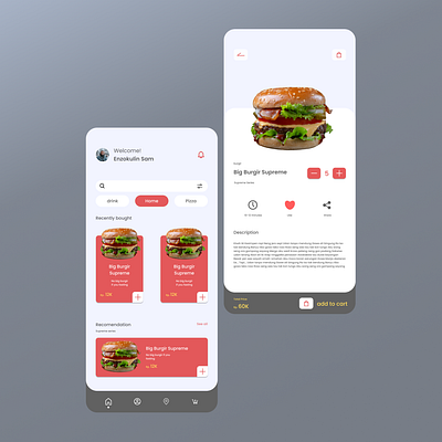 Burgir Apps app branding design graphic design typography ui ux vector