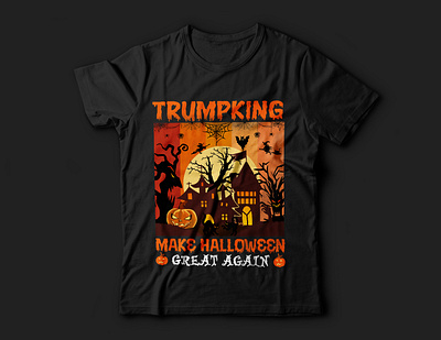 Trumpking make halloween great again trendy tee. tee