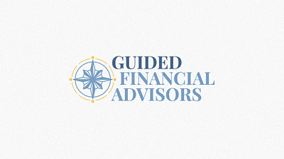 Guided Financial Advisors branding design financial graphic design logo