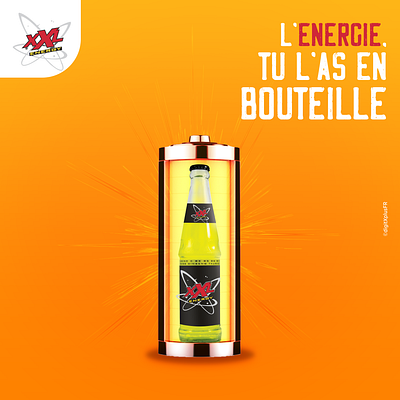 XXL ENERGY branding design graphic design