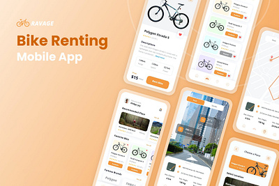 Bike Shop & Rental Mobile App UI app design design mobile app design ui ux design ui design ui ux uiux design ux design