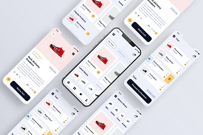 Shoes Fashion E-commerce App UI app design design mobile app design ui ux design ui design ui ux uiux design ux design