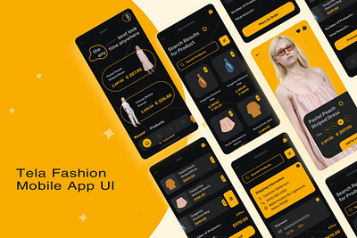 Fashion Ecommerce Mobile App UI app design design mobile app design ui ux design ui design ui ux uiux design ux design