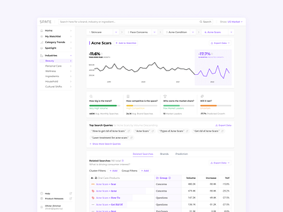 Data Analysis analytics chart chart card competitors dashboard dashboard overview data data analysis data card data overview filters saas search search queries strategy table top categories top filters top search queries ui