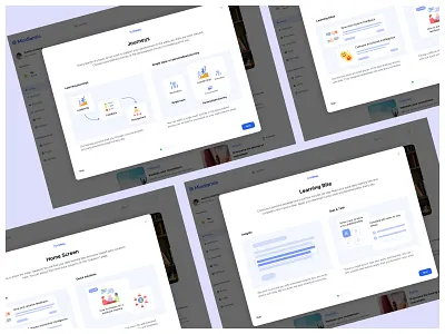 Mindlantic First Tour/Help app design clean first tour help landing learning modern product design self help soft skills support tour guide ui user experience user interface user journey ux ux flow web app web app design