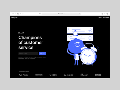 Blueshift illustrations ⭐️ branding colorful design illustration product storytale ui ux vector