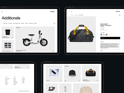 Polestar Additionals — Ecommerce additionals e-commerce ecommerce ev graphic design polestar ui webshop
