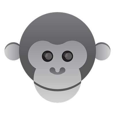 Monkey logo app branding design graphic design illustration logo typography ui ux vector