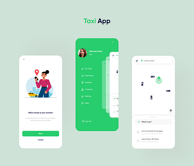 Taxi booking app app app design cab driver mobile mobile design taxi taxi booking app ui design uiux