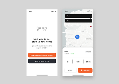 Packere shifting booking ui design
