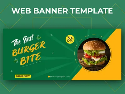 Burger Bite branding design flat illustration minimal typography ui ux vector