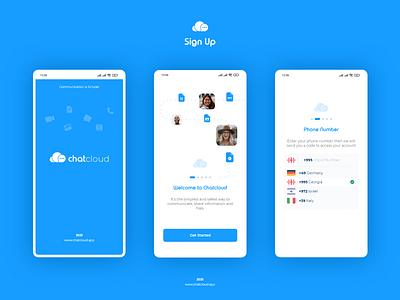 Chatcloud onboarding design designer illustration interface ui uidesign uiux ux