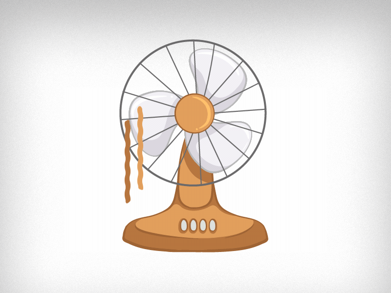 Desk Fan bye bye summer aftereffects animation design dribbble best shot fan gif graphic design illustration motion motion design motion graphics motiongraphics