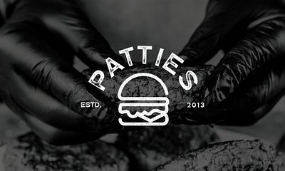 Patties Burgers Branding branding graphic design icon logo typography