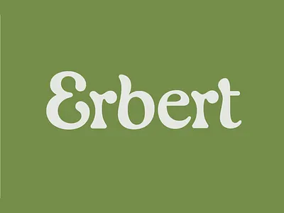 Erbert Minimalistic Branding Design background style brand identity branding company logo creative design erbert green logo logotype minimalism minimalistic design modern muted green typo typography typography design visual visual branding visual identity