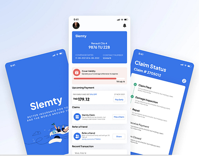 Insurance App UI Design
