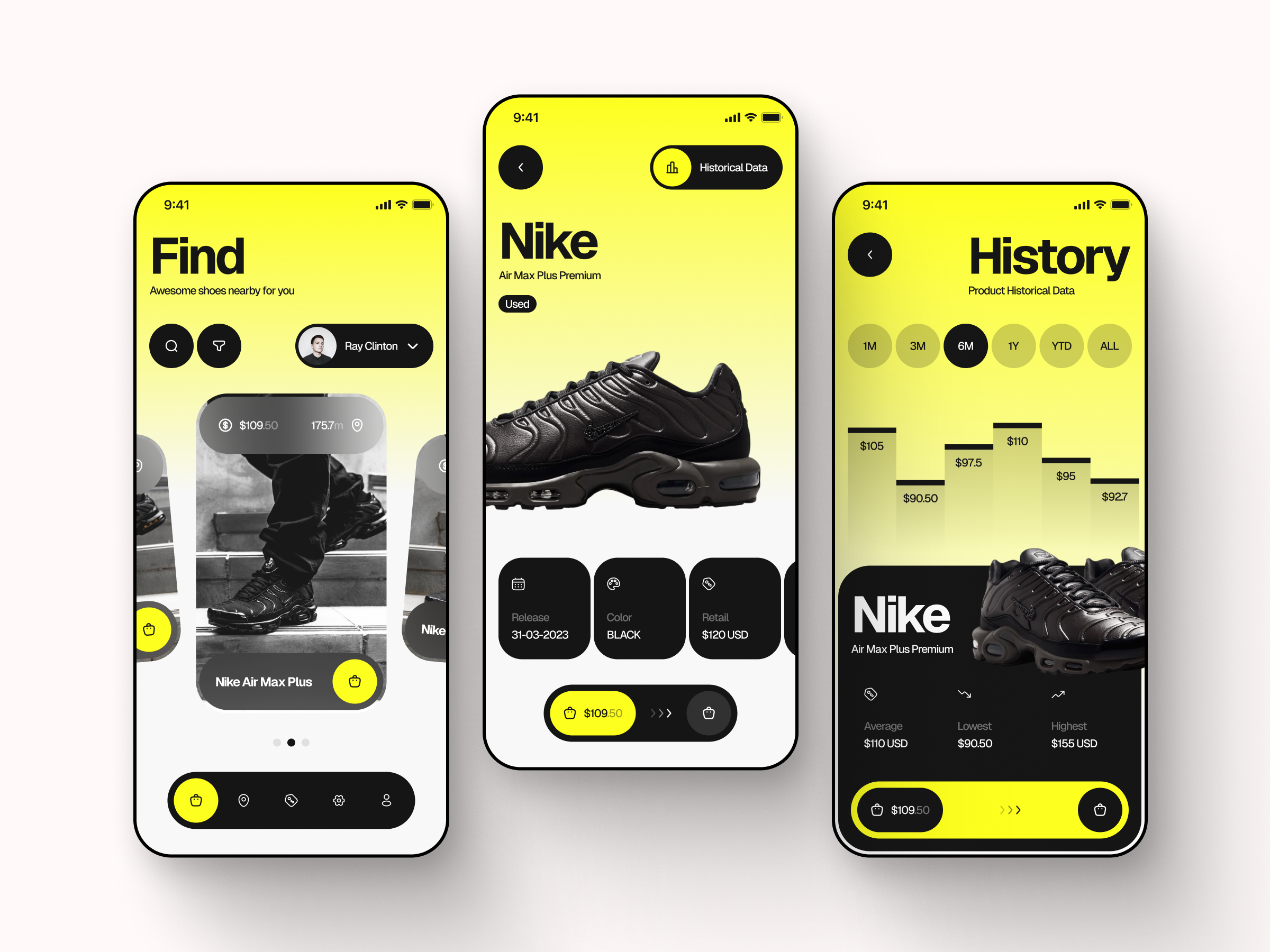 Example of Mobile App Design / Screen