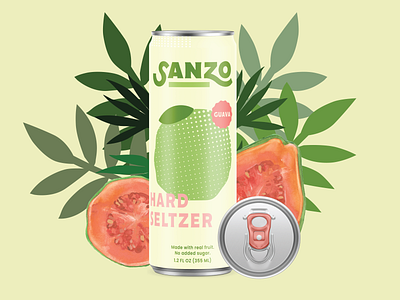 Skinny Fruit Beverage Can Illustration Design beverage design can can design design graphic design illustration illustration design mock up seltzer design skinny can