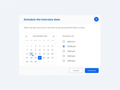 Schedule your interview calendar calendar design dailyui dailyuidesign date design exam figma schedule schedule exam schedule interview select select date survey ui ui design uidesign uiux ux ux design