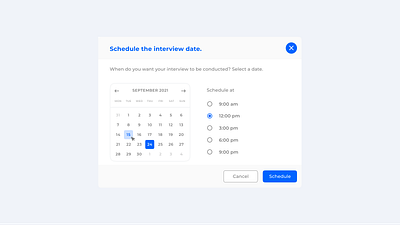 Schedule your interview calendar calendar design dailyui dailyuidesign date design exam figma schedule schedule exam schedule interview select select date survey ui ui design uidesign uiux ux ux design