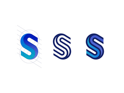 solicy. logomark versions design it lettermark logo logodesign logomark monogram s tech
