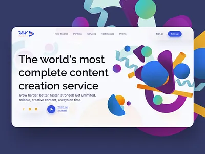 Raw Access | UX/UI Design, Website Development animation concept design graphic design ui uiux ux vector web website