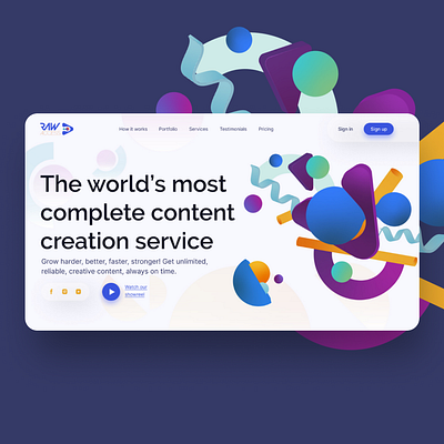 Raw Access | UX/UI Design, Website Development animation concept design graphic design ui uiux ux vector web website