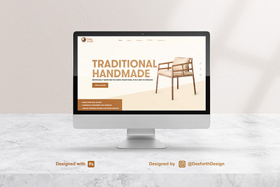 Furniture Website - Ecommerce Landing page concept 3d animation app branding design graphic design illustration logo mobile motion graphics ui website xd