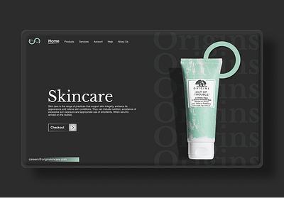 Skincare brand web page design 3d appdesign branding darktheme darkui design freelancer illustration logo skincareui skincarewebui typography ui uidesign uiux uxdesign vector webdesign webui webuidesign