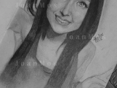 Lia's portrait art hand drawing pencil drawing portrait