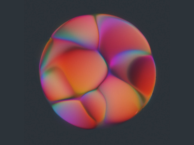 bubbleball abstract art bubble bubbles colors design filter forge generative holographic illustration iridescent